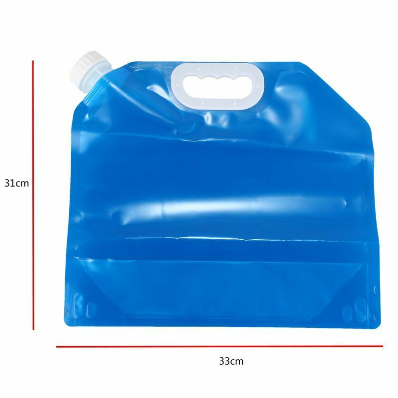 Foldable water can 5 liter blue F1B5