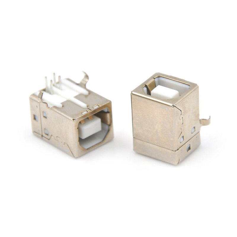 10x Printer USB Interface BF90 Degree Type B USB Data D Mouth Socket Connecto Kw