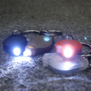 5Pcs Flashlight Keychain Mini LED White Light Torch KeyringFlash Color Kit