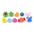 50xMulti-Coloured Cartoon Assorted Push Pins Drawing Cork Board Office Supply 3C