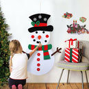 DIY Christmas Felt Snowman Kit Ornaments for Kid Xmas Gift Wall Hanging Decor AU