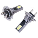 2 H7 LED headlights fog light kit 50W 14000LM car bulb 6000@