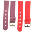 2 Pieces Replacement Silicone Sport Band Strap For Garmin Vivoactive 3