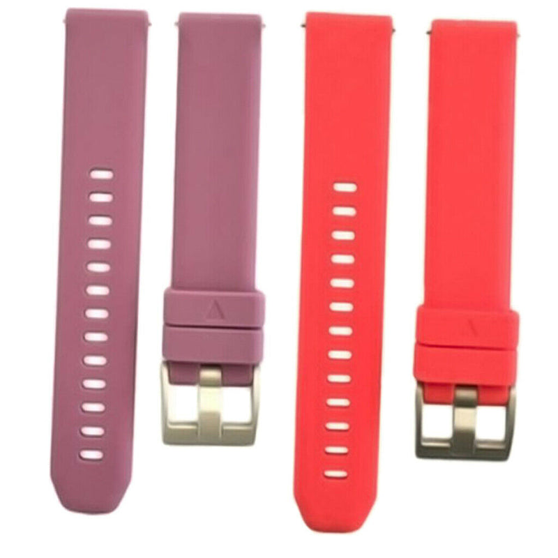 2 Pieces Replacement Silicone Sport Band Strap For Garmin Vivoactive 3