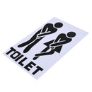 Removable Bathroom Door Wall Stickers Man Woman Toilet Sign Paste A