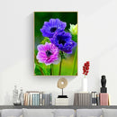5D DIY Full Round Drill Diamond Painting Purple Pink Flower Cross Art Craft