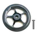 Folding Bicycle Easy Wheel Alloy Bicycle Refit Easywhee for Brompton Black 6cm