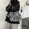 Autumn Zebra Pattern Shoulder Crossbody Bag Women Plush Large Capacity Tote