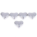 Love Shape Stainless Steel Ice Cubes Whiskey Red Wine Summer Iced Drink FT
