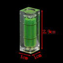 2Pcs rectangular cube spirit level bubble measuring level ruler detector tool LJ