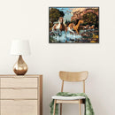 5D DIY Full Drill Diamond Painting Horse Cross Stitch Embroidery Mosaic Kit