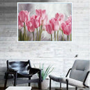 Full Diamond Painting Pink Tulips Diy Diamond Embroidery Flower Series Deco