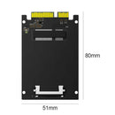 KT041 mSATA to SATA 3.0 Converter Card Desktop 51 X 30mm SSD Adapter Module A