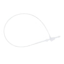 2000pcs White Plastic  Tag String Snap Lock Fastener Tagging Supplies