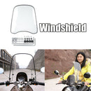 Clear Windshield Wind Deflector Accessory For Motorcycle Highly Transparent
