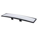 Rearview Mirror Hooked Curved Interior Convex 300mm Universal Black R5T1