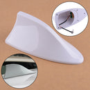 White Shark Fin Shape Exterior Body Car FM AM Antenna Aerial Radio Signal Cover