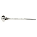 19-21mm Scaffold Podger Ratchet Spanner Hand Wrench Garage Workshop Tool-Hex