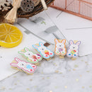 10Pcs/lot Easter Wooden DIY Photo Clips Rabbit Clip Photo Cra_