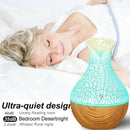 Wood Grain Electric Air Humidifier Ultrasonic Essential Oil Diffuser Aromat