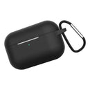 New Silicone Cover Earphone Pouch Silicone Case For AirPods Pro, Black