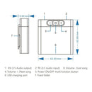 Bluetooth 5.0 Audio Receiver Transmitter Mini 3.5Mm Aux Stereo Bluetooth Tr E7Y1