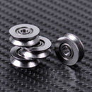 20pcs Deep V Groove Roller Guide Wire Pulley Rail Track Ball Bearing 3x12x4mm