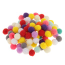 500X Mixed Colours Craft Pom Poms Mini Pompoms Children's Craft Project 10mm