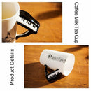 Creative novelty piano handle ceramic cup free spectrum coffee milk tea cup D5W9
