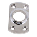 2Pcs Boat Hand Rail Fitting 90 Degree Stainless Steel Rectangular Base 25mm