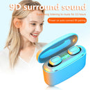 G5S TWS Headphones Bluetooth 5.0 Wireless Waterproof Earphones w/ Charging Case