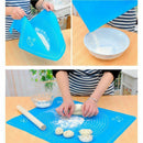 Pastry sheet Non-stick silicone mat with markings, silicone mat, silicone s J5Z2