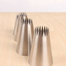 4PCs Large Icing Piping Nozzles Cake Baking Cookie Cupcake Piping Nozzle DeSEAU