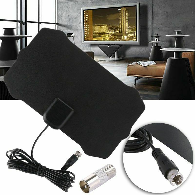 50 Miles High Gain Indoor Freeview TV antena Digital HD TV radius Aerial Su H8F3