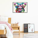 5D DIY Full Drill Diamond Painting Colorful Pig Cross Stitch Embroidery Kit