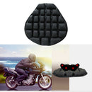 Air Seat Pad Motorcycle Ride Seat Cushion Mattress for Touring Saddles Black