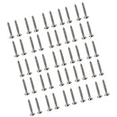 50 Pack Nickel Guitar Bridge Screws Tremolo Bridge Mounting Screws 3.5x25mm