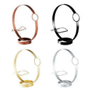 Simple Practical Wine Rack Retro Round Wine Bottle Iron Rack Wine Bracket F