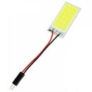 10XSuper White 48 SMD COB LED T10 4W 12V Car Interior Panel Light Dome Lamp-Bulb