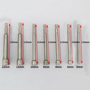 7pcs 1/4 Hexagon Socket 5/6/8/9/10/11/12mm Strong Magnetic Wind Batch Slee JEU