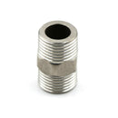 1/2" Male x 1/2" Male Hex Nipple SS 304 Threaded Pipe Fitting NPT kC3CG
