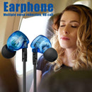 3.5mm Wired Deep Bass Earphones Call Music Sports Headphone with Microphone