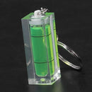 Mini Spirit Level DIY Gadgets Keyring Keychain Tool keychain spirit level c S3P6