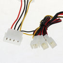 2x PCI Speed Controller W/ OFF Switch PC 3 Channel 3 pin Cooling Fan Control
