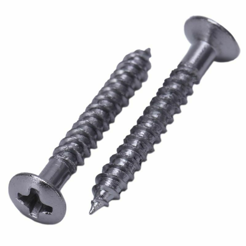 1 Pcs Electric Guitar Bridge String Thru Body Ferrules Bushing Plate - Silv