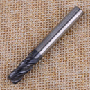 5pcs Tungsten steel Carbide End Mill 4 Flute 50MM Length Flat Bottom 6MM Shank