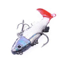 8g Simulation Lead Fishing Lure with Treble Hooks and A Single Hook