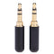 2pcs 3.5mm 3-Pole Male Audio Jack Plug Stereo Headphone DIY Connectors