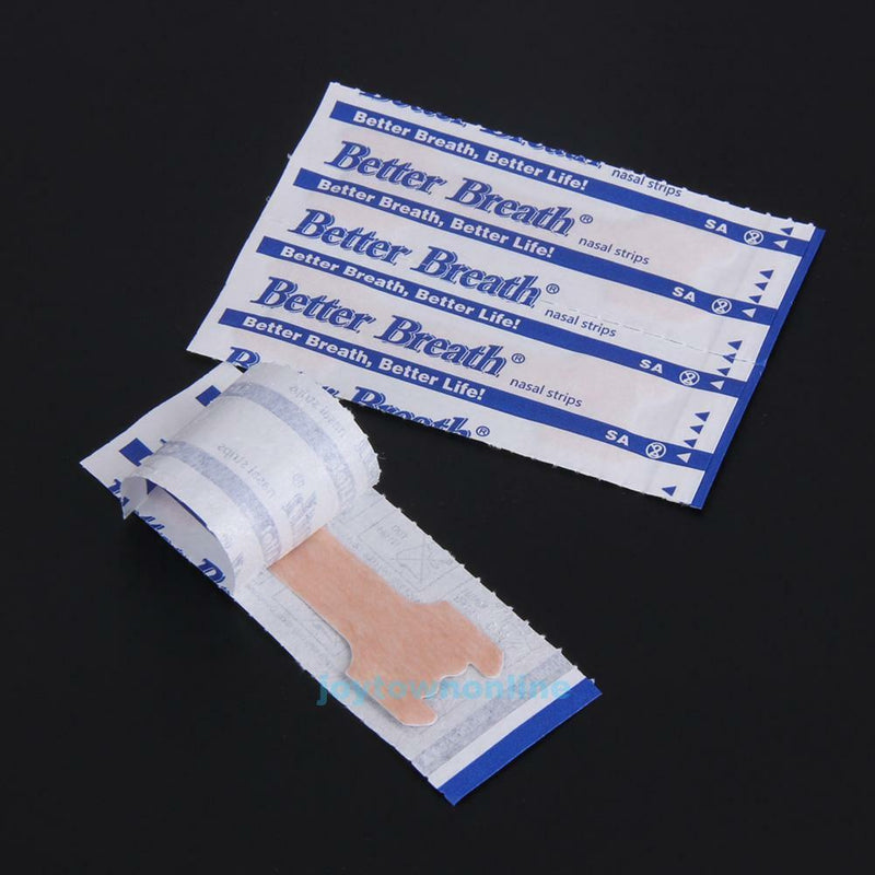 100pcs Better Breath Nasal Strips Large Right Aid Way to Stop Snore 55 X 16mm