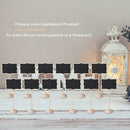 20pcs Mini Chalkboard Small Lace-shaped Blackboard with Stand Message Board